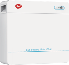 Itel ESS Battery 25.6V 100Ah lithium battery for solar energy storage in Pakistan